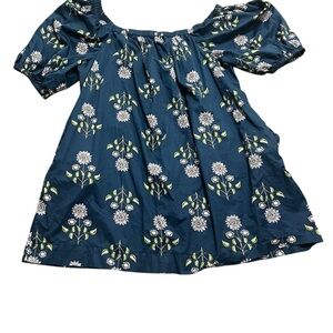 Floral Off-Shoulder Dress with pockets